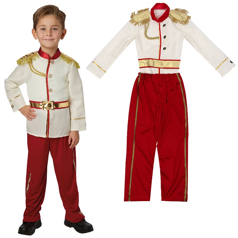 

Halloween Baby Boys Clothing Set Cosplay Prince Charming Fantasia Carnaval Christmas Kids Birthday Party Fancy Outfits 3-14Y