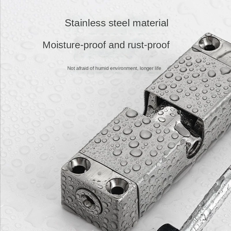 Door Closer Pulley Outdoor Iron Door Household Simple ering Closing Device Rebound Silent Closing Automatic Closer