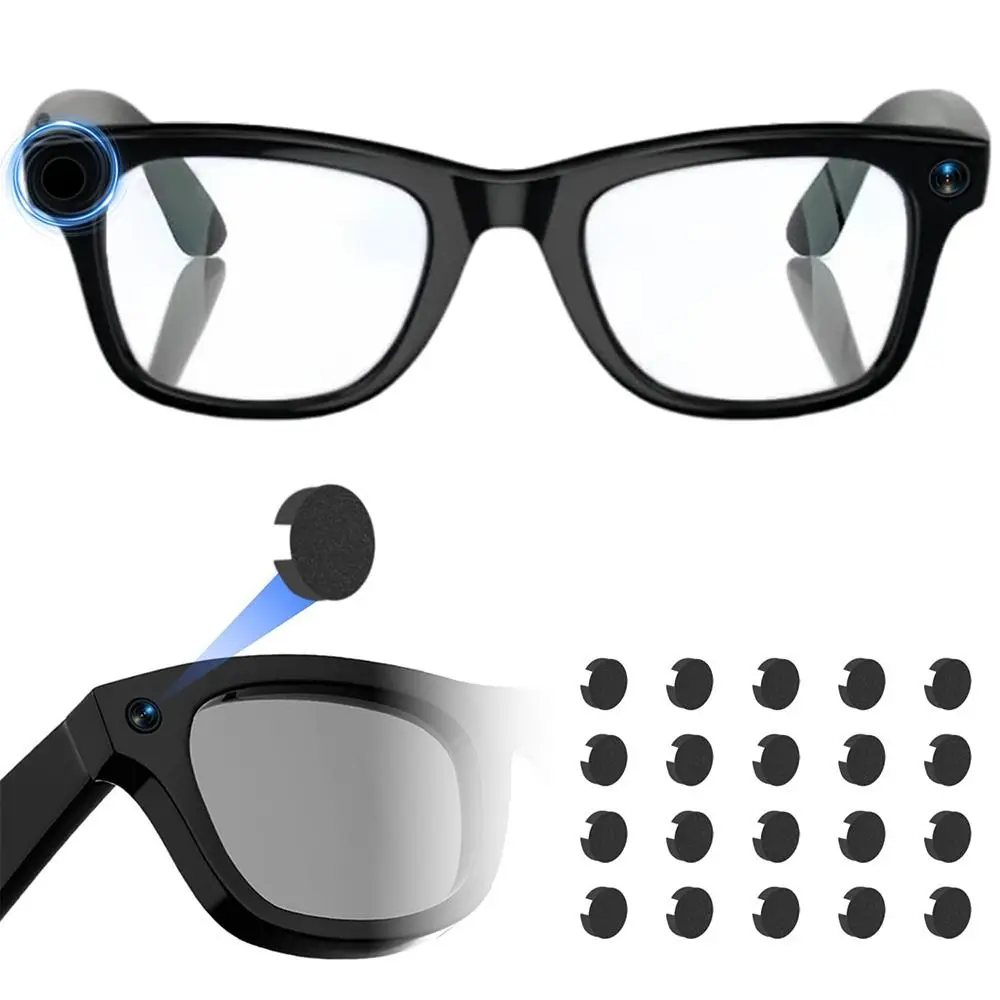 저점착 LED 라이트 차단 스티커 재부착 가능 미끄럼 방지 안경 측면 보호대 레이밴 메타 웨이페어러/스카일러/헤드라인용