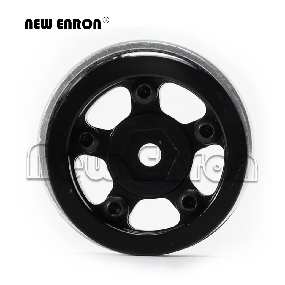 Runup Neumáticos RC De 1 "con Llanta, Llantas De Rueda Y Neumáticos De Barro Para 1/24 Axial SCX24 RC Crawler Wrangler Gladiator Ford Bronco Chevrolet C10 (C-50mm