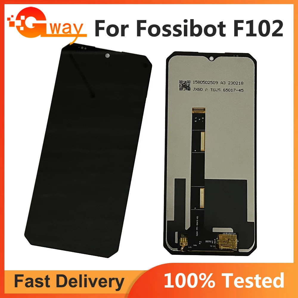 

100% Tested For Fossibot F102 LCD Display Touch Screen Assembly Replacement 6.58" Android 13 For fossibot f 102 LCD Sensor