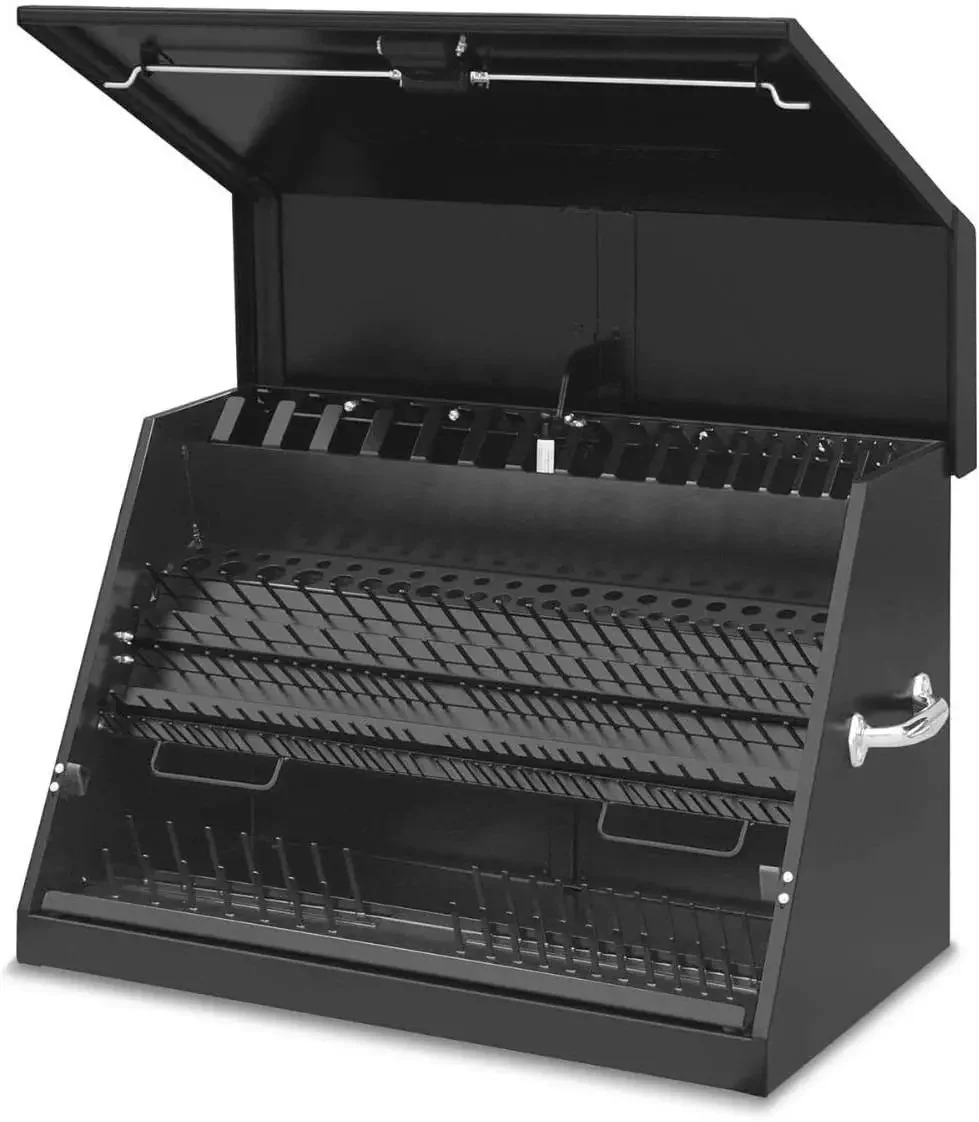 Portable TRIANGLE Toolbox  Multi-Tier Design 16-Gauge Construction  SAE and Metric Tool Chest 5