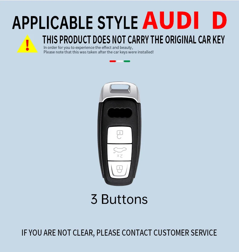 Custodia/cover per Chiave/telecomando in lega di zinco per Audi A6 A7 A8 E-tron Q5 Q7 Q8 C8 D5 custodia protettiva Fob accessori per auto 8 Custodia/cover per Chiave/telecomando in lega di zinco per Audi A6 A7 A8 E-tron Q5 Q7 Q8 C8 D5 custodia protettiva Fob accessori per auto - Sbb3835def2f742f78597e41b9dd5082fW