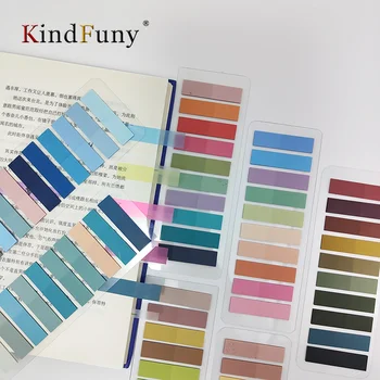 200 Sheets Colorful Transparent канцелярия Stickers Notes Self -Adhesive Book Marker Stickers Annotation Tabs Paper Stationery 1