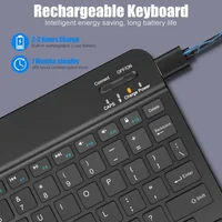 Bluetooth Keyboard for iPad 10th Generation iPad Pro 13 12 11 10 9 8 7 Inch iPad Air 13 11th iPad Mini Samsung Xiaomi Tablets - Image 2