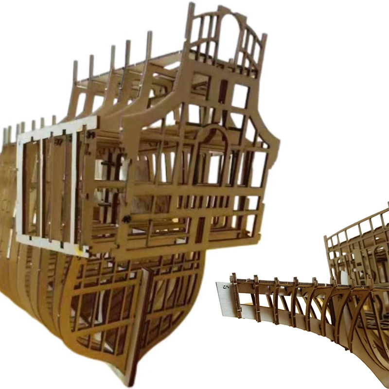 Silent Mary DIY Wooden Pirates Ship Model Kit Building Model Handmade Gift