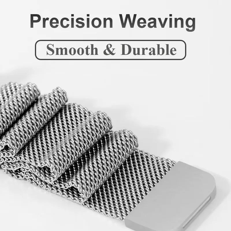 Elegant Milanese Loop Magnetic Stainless Steel Watch Band Accessory
