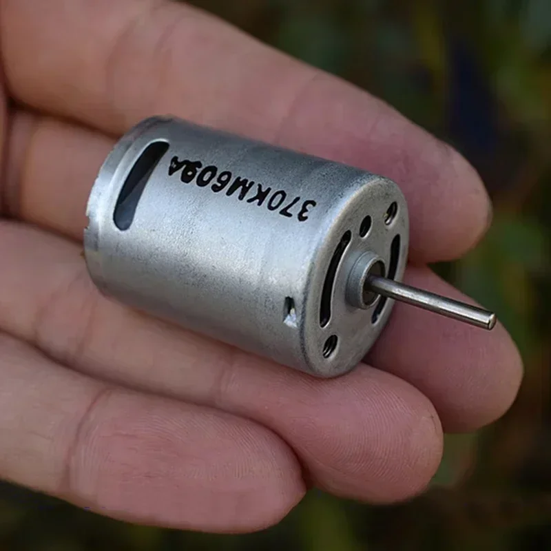 RK-370SD 고속 미니 카본 브러시 모터 28500RPM 5V 6V 7.4V DIY 장난감 자동차 보트 모델 강력 자석 물총용