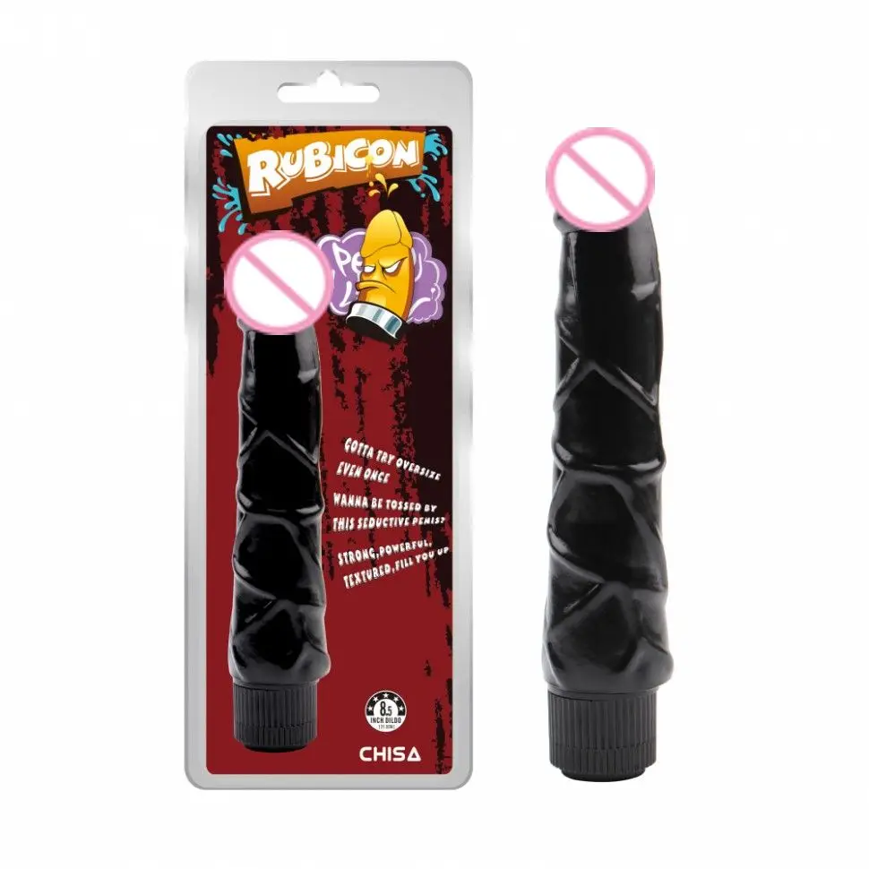 Черный вибратор-реалистик Ignite Vibrating Cock 21