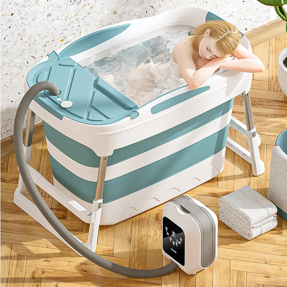 Air Bubble Bath Tub Ozone Sterilization Body Spa Massage Mat Bubble Spa  Machine Bathtub Massager Relax Sleep Aid With Air Hose