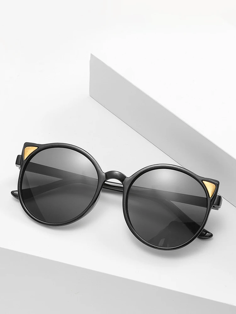 Nuovi occhiali da sole con orecchie di gatto per bambini Moda personalizzata Bambini Tonalità estive Protezione solare Occhiali da sole Gafas De Sol_voghion.com