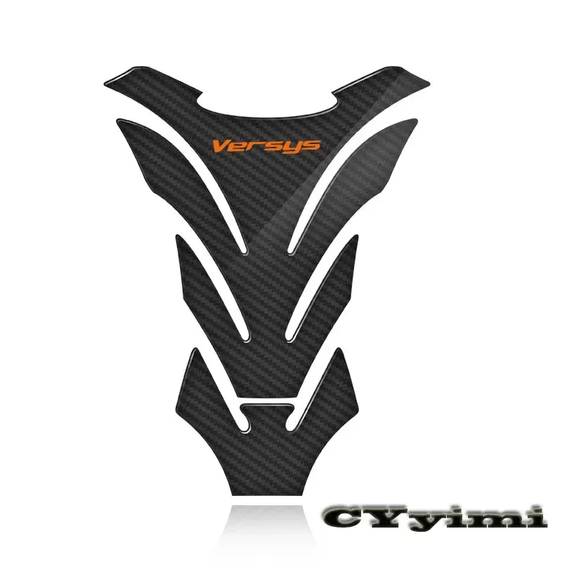 3D Carbon Fiber Motorcycle Fuel Tank Pad Cover Protector Decal Stickers For  VERSYS (650cc)  VERSYS 1000 VERSYS 650 1000 LOGO - Image 8