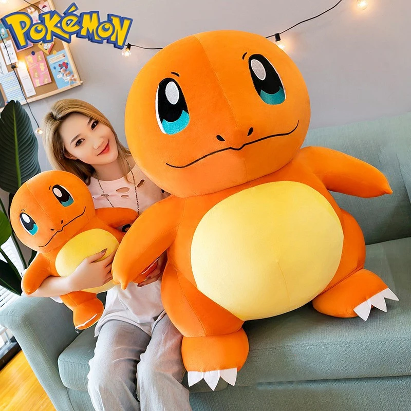 Charmander Pokemon Big Plush Doll Stuffed toy scary face BANDAI 24cm