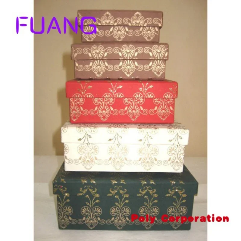 

Оптовая продажа экологически чистых карточек ручной работы на заказ, металлическая печатная бумага для подарков и рождественских упаковочных коробок для маленького размера