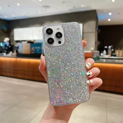 Sparkling Glitter Sequin Soft Silicone Phone Case Cover - iPhone 11 (Silver)