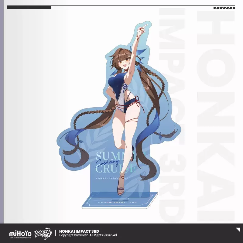 Фото Sunsyea Honkai Impact 3rd официальный Merch miHoYo оригинальная аутентичная Летняя серия акриловая стойка Misfeln Bronya Elysia Kiana Mei №5