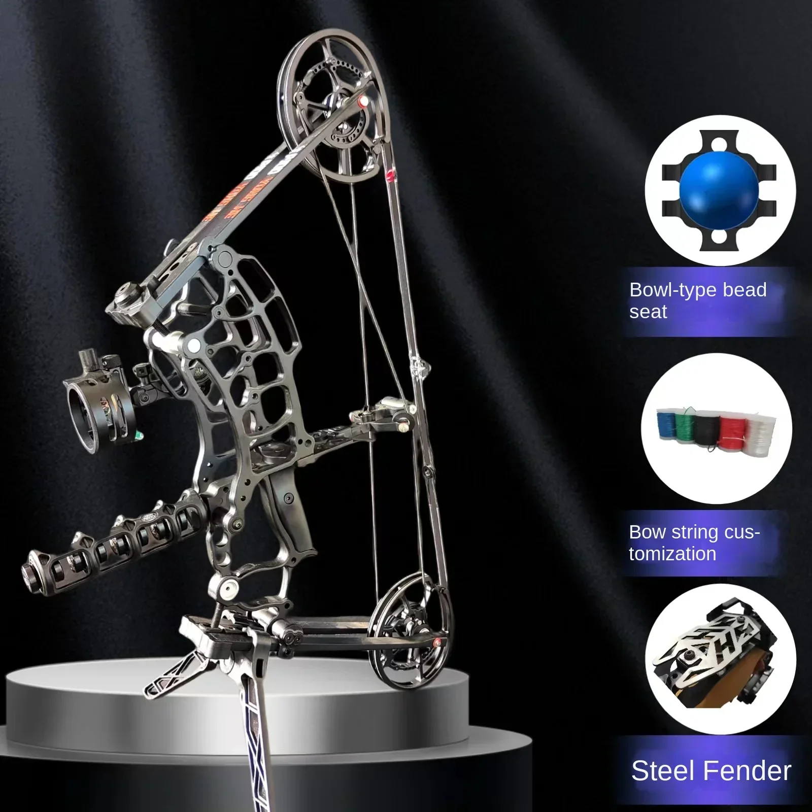 Steel Ball Villain Dualpurpose Steel Ball Bow Outdoor Archery