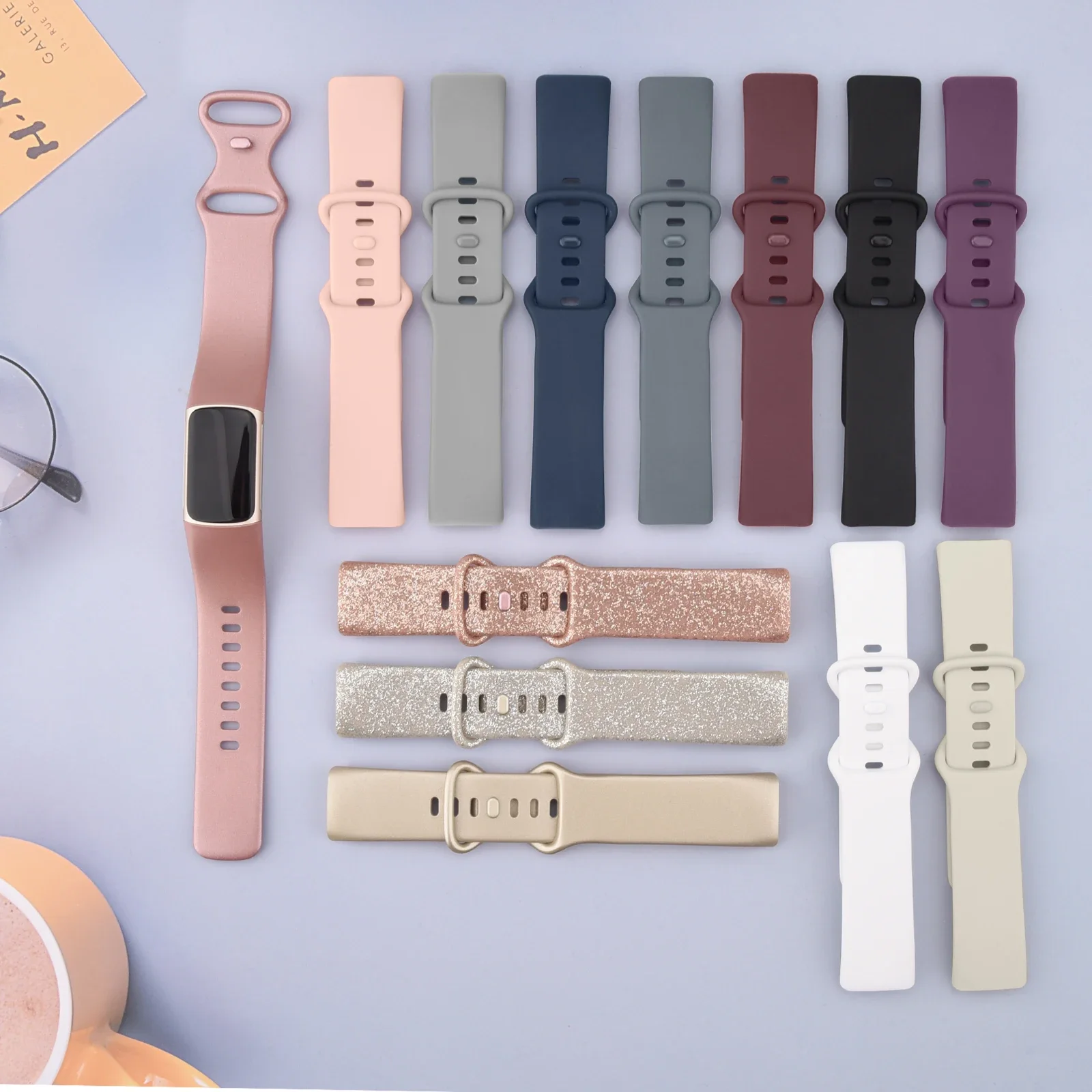 Horloge Band Voor Fitbit Lading 5 Band Polsband Vervanging Tpu Sport Armband Voor Fitbit Lading 5 Smartwatch Band Accessoires