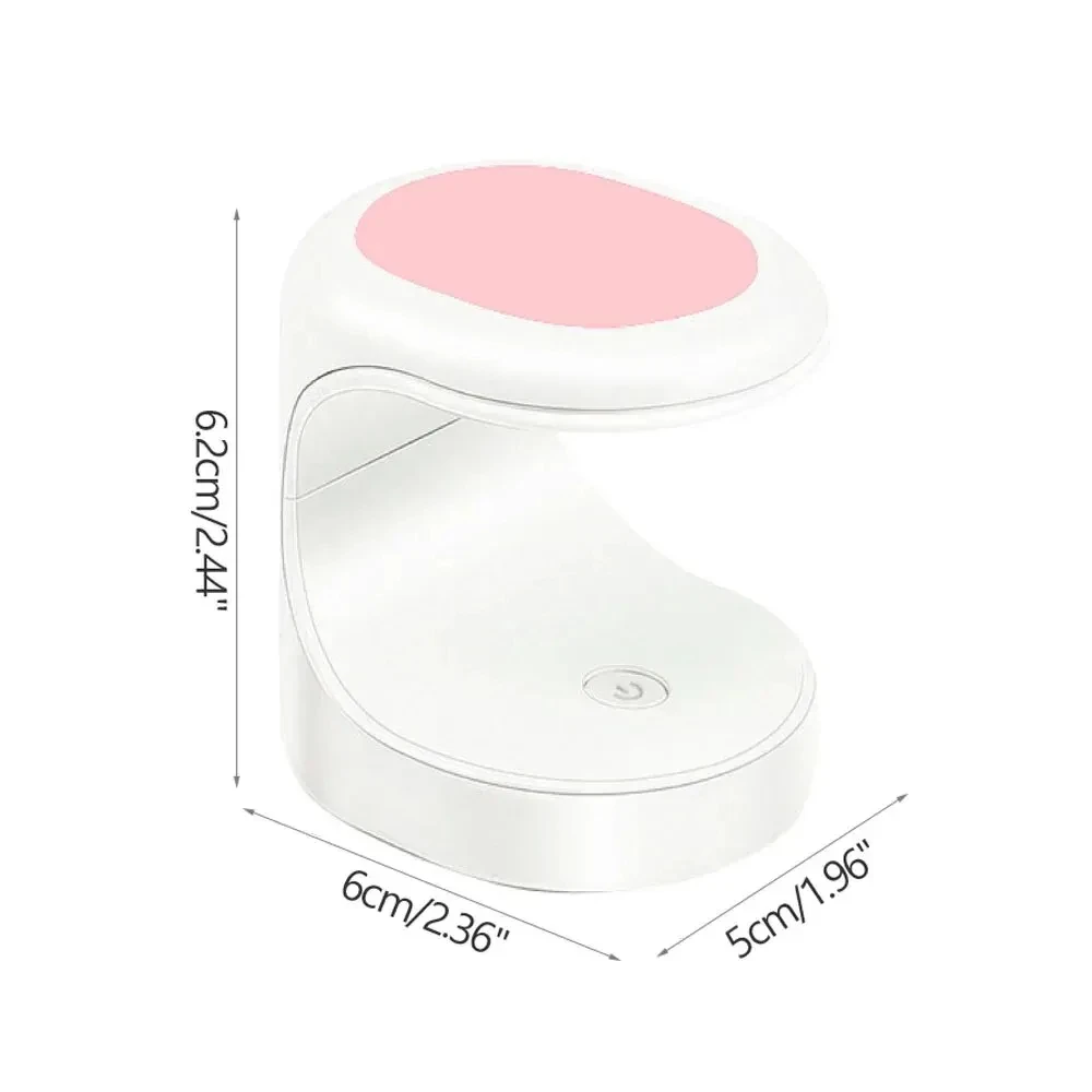 미니 Uv LED 램프, 젤 네일 광택제 건조기 램프, 매니큐어 도구 장비, USB 케이블, 3 LED 조명, 16W