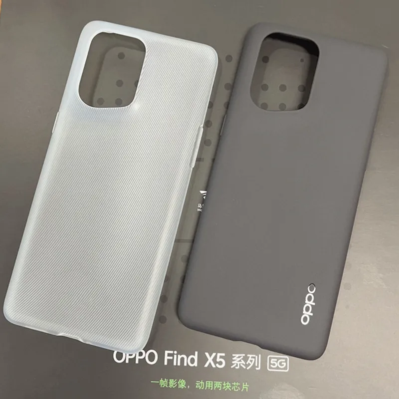 

Original For Oppo Find X5/X5 Pro Ultra Slim Soft Back Case Shockproof Matte Rubber Clear Skin Cover
