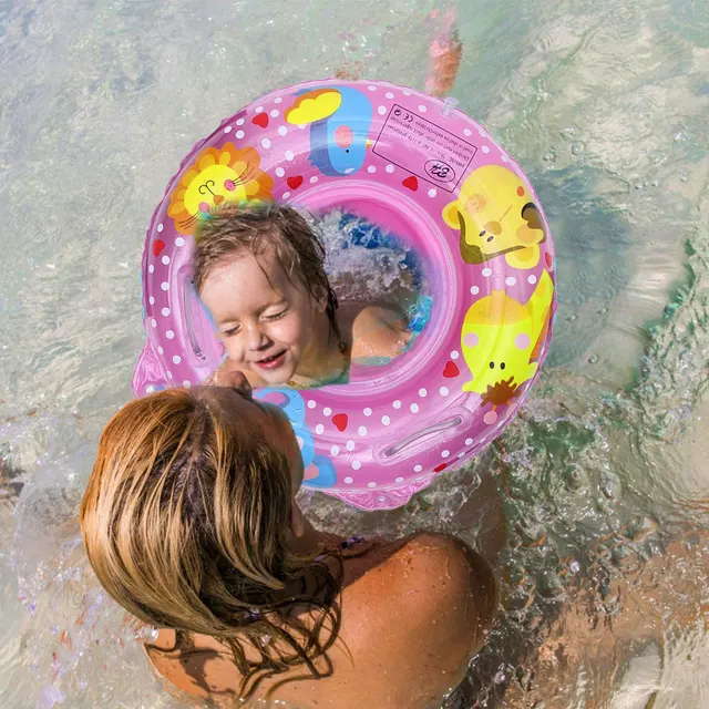 new Baby Swimming Ring with Float Seat Cushion Waist Float Ring for Swimming Training Inflatable Baby Swimming Float Swim Pool 5