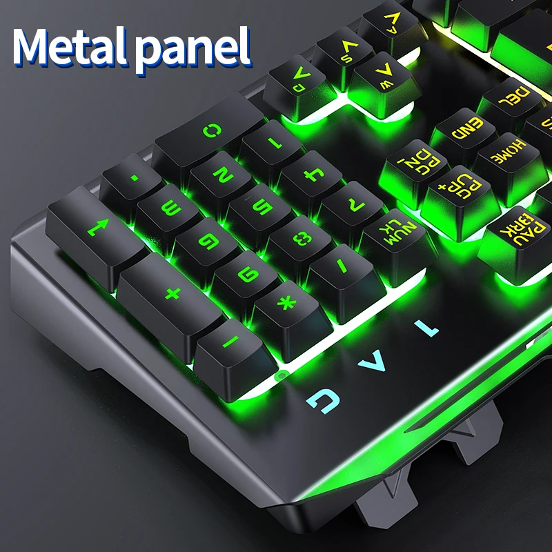 rgb para gamer, teclado e mouse, fone