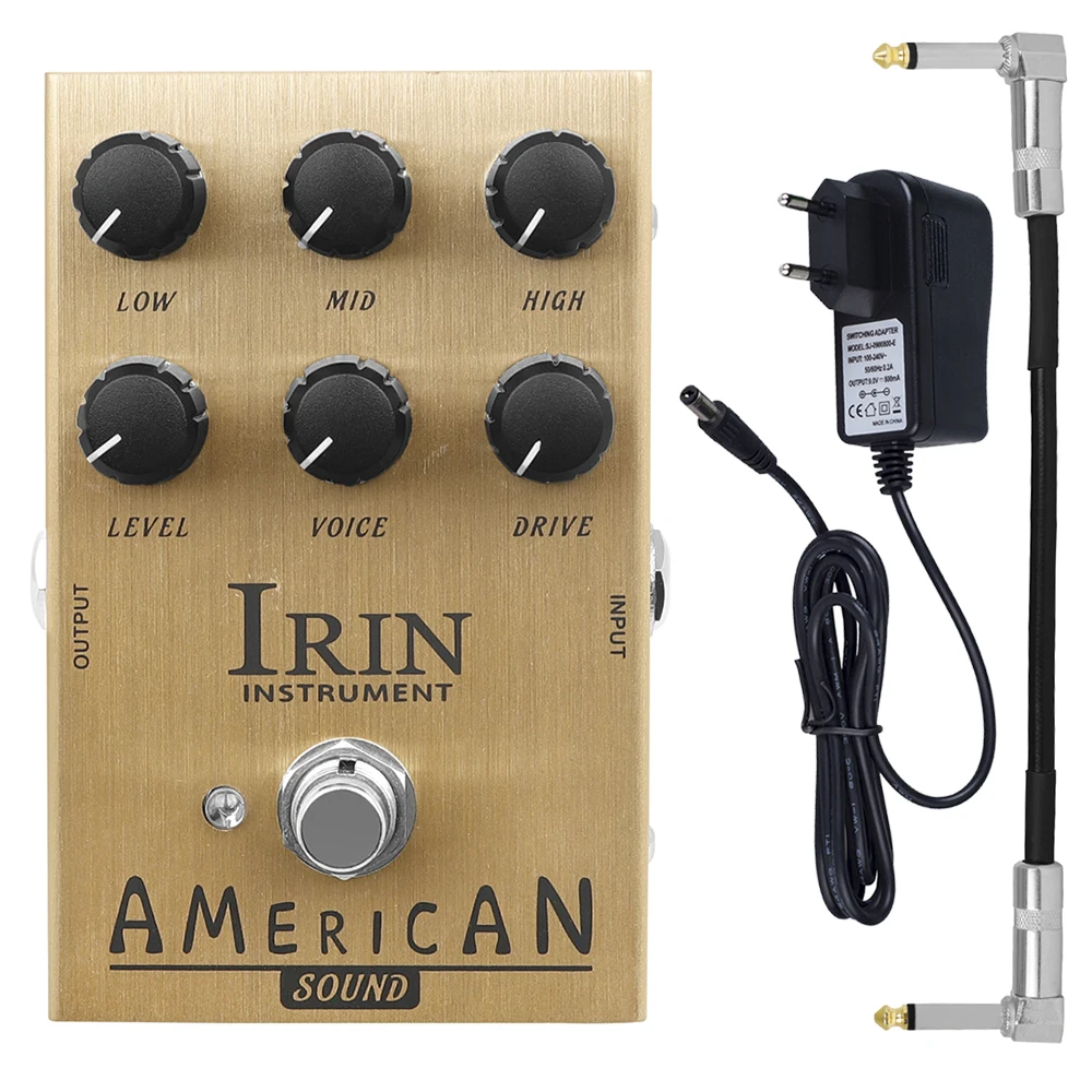 IRIN AN 34 Electric Guitar Effect Pedal AMERICAN SOUND Overdriv Pedal Analog Simulation 57 Deluxe Amplifier