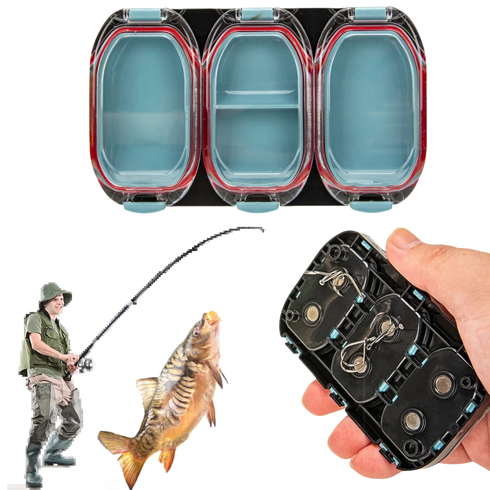 Magnetic Fishing Accessories Box Waterproof Fishing Hook Accessories Storage Box Outdoor Fishing Box