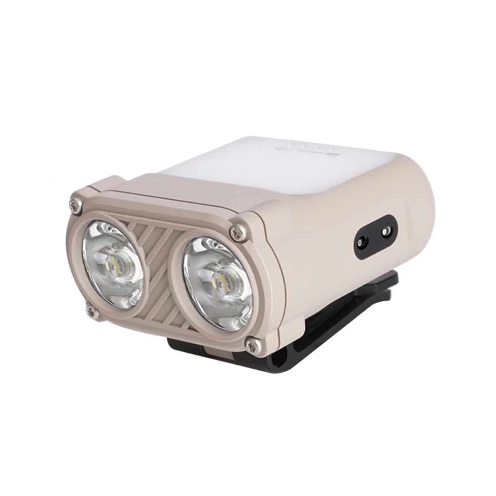 Dual Beam COB LED Headlamp Type-C Charging Cap Hat Light 1200mAh Keychain Light LED 500LM 5 Modes Waterproof For Outdoor Running