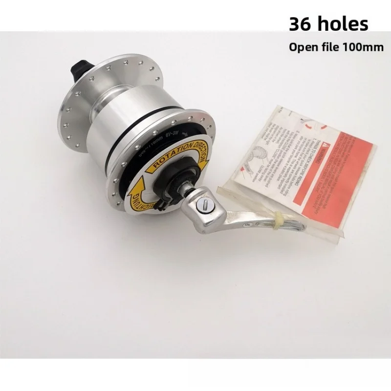 시마노 DH-3N72 다이나모 허브 프론트 제너레이터 허브 36H 100mm 6V 3W 자전거 허브