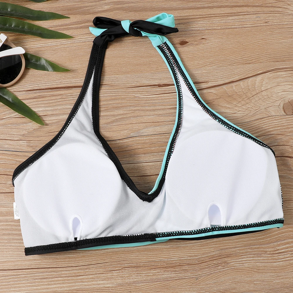 2023 Summer Women Sexy Bikini Swimwear Women High Waist Bikinis Set Swimsuit Two-piece Set Swimsuit Vintage Print Bathing Suit
