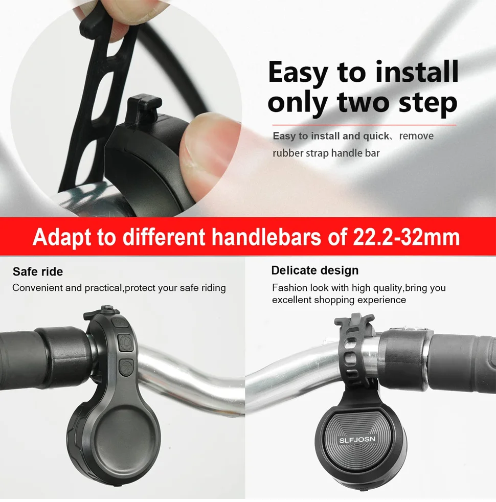 Description Picture 6 of itemElectric Bike Bell Bicycle Horn for Electric Scooter/Road/MTB Accessories Cycling Alarm Ring Bicycle Handlebar Speaker Doorbell