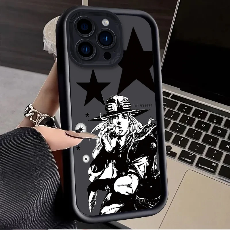 JoJo's Bizarre Adventure Vibrant Gyro Zeppeli Silicone Phone Case Cover