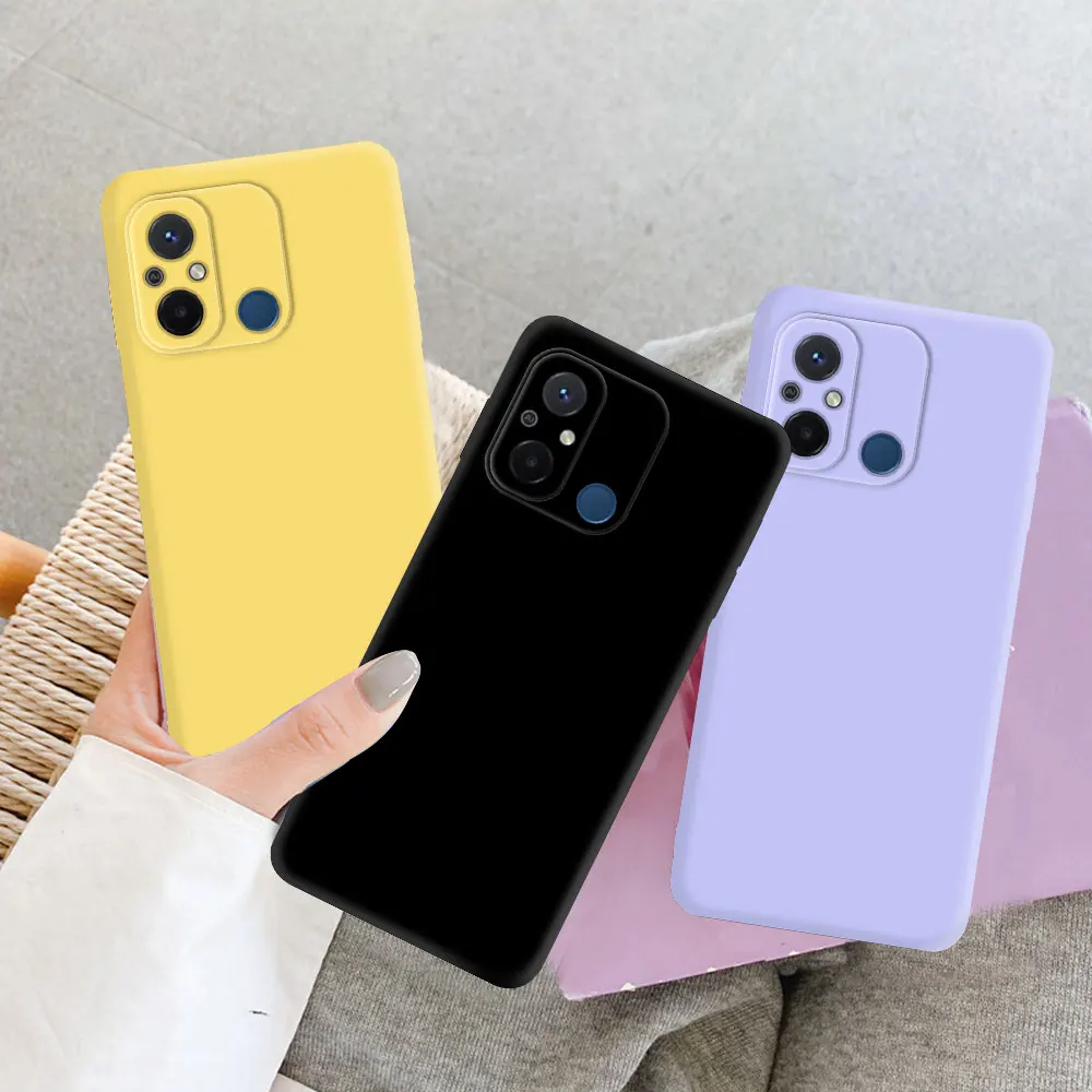 Liquid Soft Silicone TPU Case For Xiaomi Poco M4 M5 M6 X3 X4 NFC X5 F3 F4 GT F5 Pro 5G C50 C51 C55 Back Cover Fundas — view 3