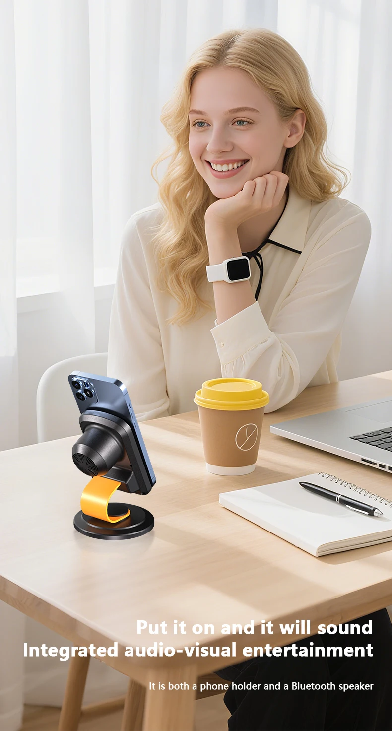 Altoparlante bluetooth wireless a induzione con supporto_voghion.com