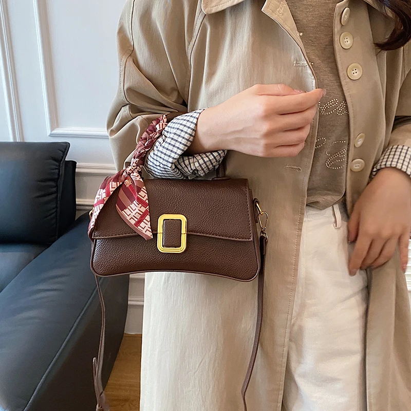 Elegante weibliche quadratische Einkaufstasche 2025, modische neue hochwertige PU-Leder-Damen-Designer-Handtasche, Reise-Schulter-Umhängetasche – Detail 19