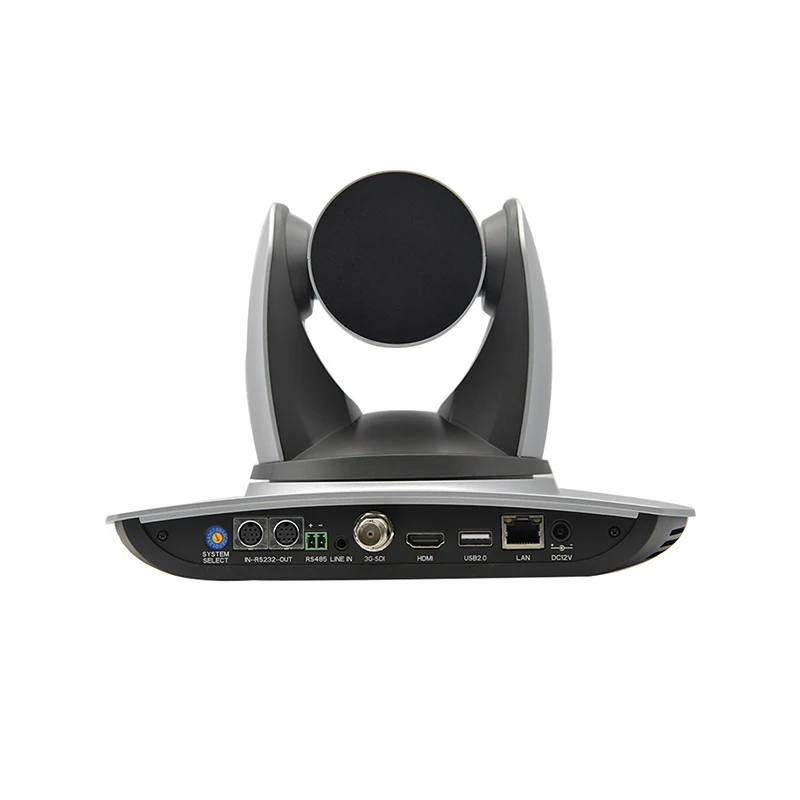 3G-SDI 방송 컬러 화상 회의 팬 틸트 줌 VISCA 카메라, 12x 라이브 스트리밍 웹 IP + 원격 컨트롤러 키보드