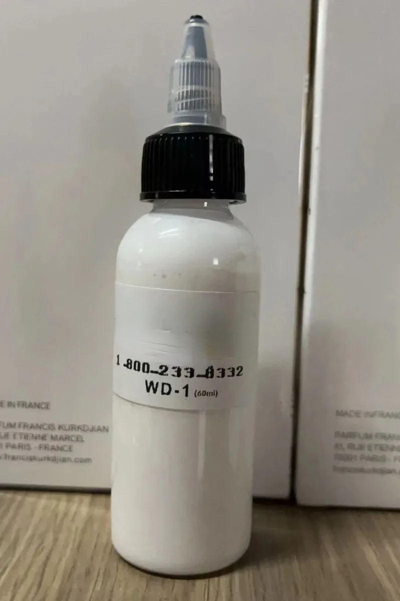 Tattoo Ink Tattoo Ink Pigment 30ML 60ML 120ML Natural Plant Professinal Tattoo Ink White Color Semi Permanent Makeup Pigment Paints Bottles Body Art Tool