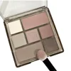 New 7Color Eye Shadow Tray Low Saturation Palette Full Matte Korean Eye Makeup Pigment Eyeshadow Tray Lasting Eye Makeup Palette 6