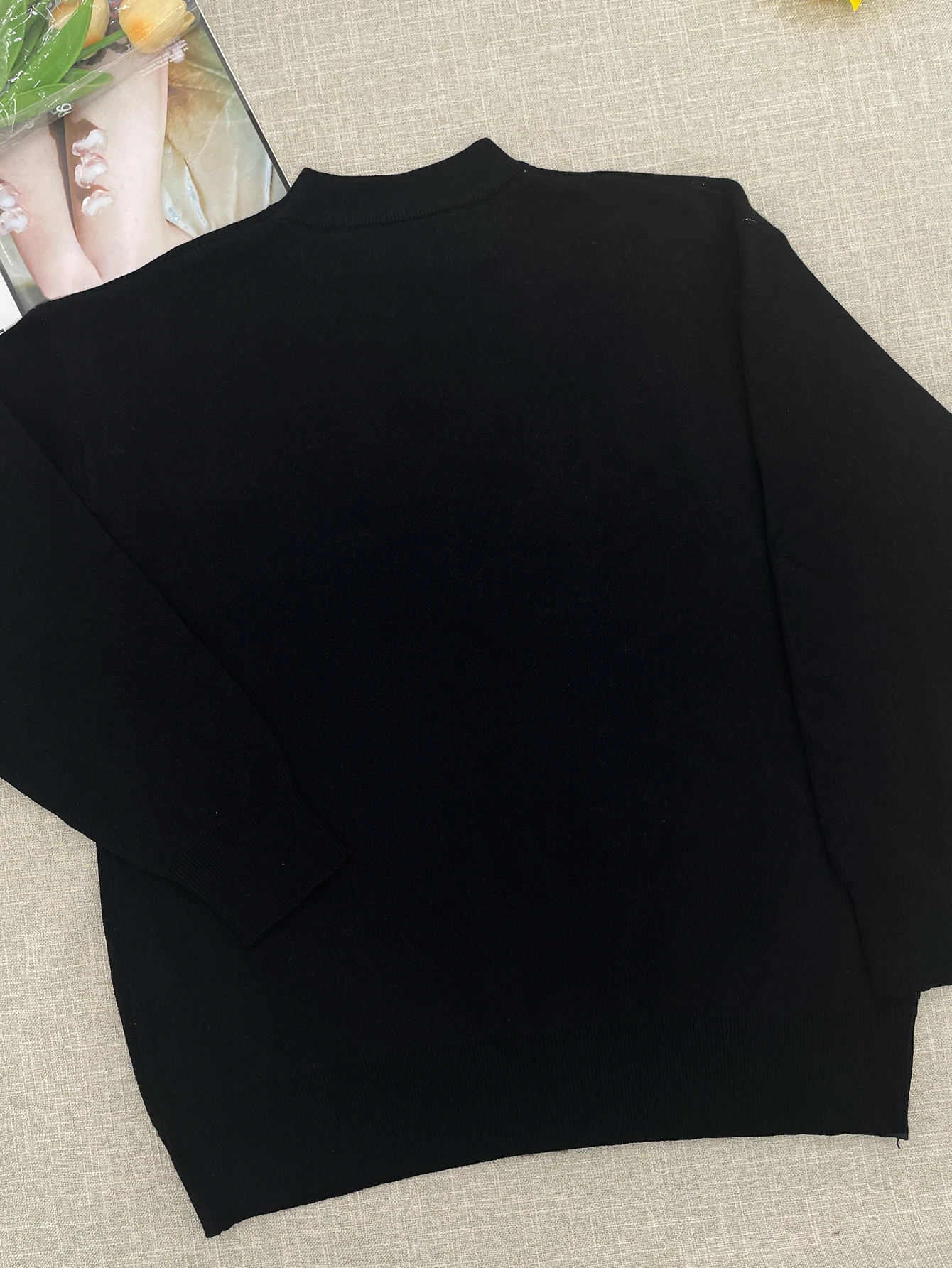 temperament commuter style pullover sweater for women's autumn and winter new loose all-match crew-neck knitwear