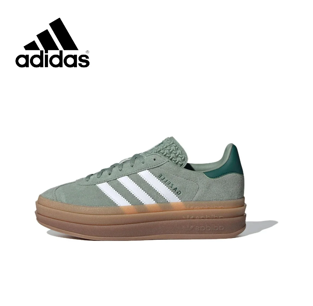 Zapatillas Adidas Originales para hombre y mujer Shamrock Gazelle Bold,  zapatillas casuales de suela gruesa, zapatillas de moda y transpirables |  Walmart en lnea