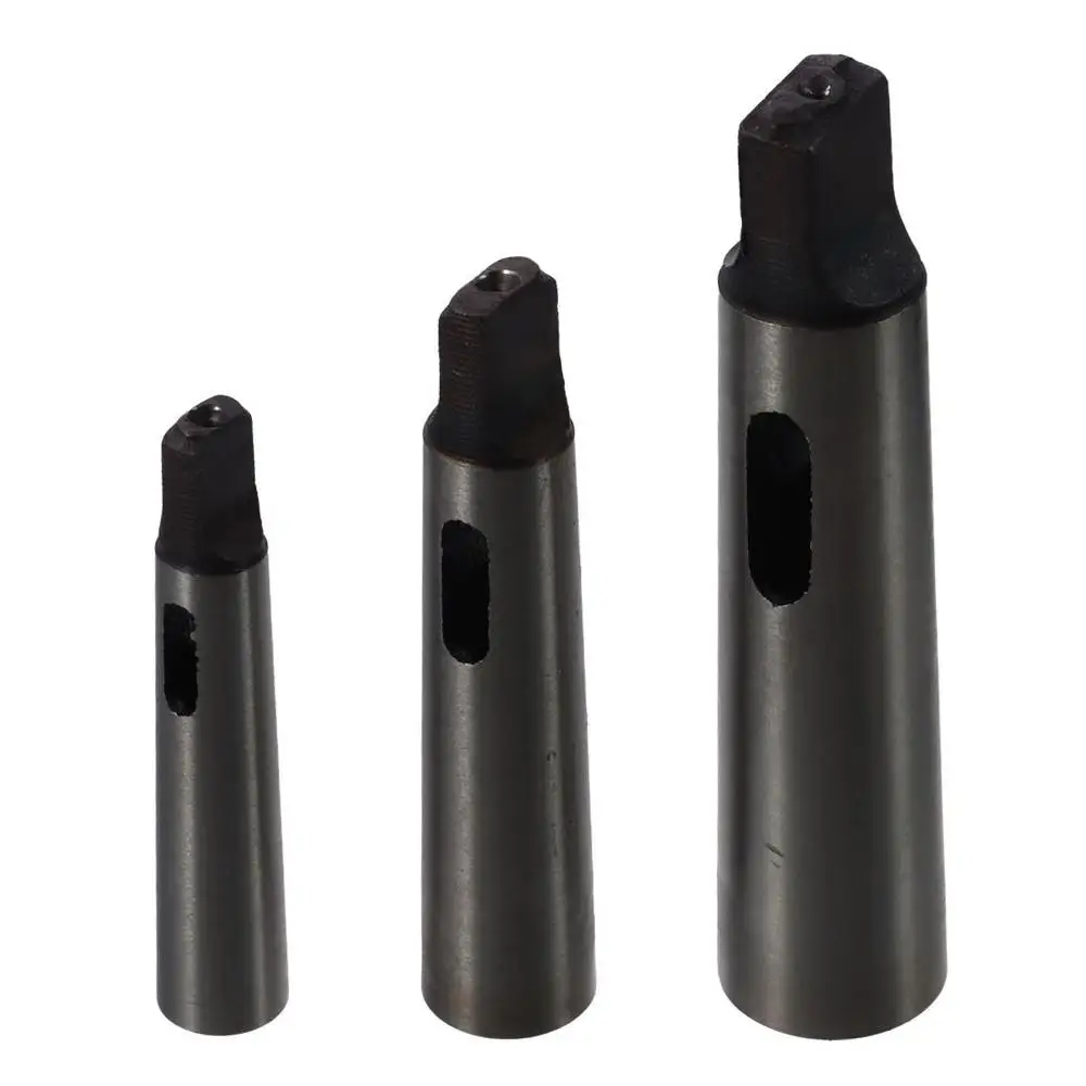 3PCS MT1-MT2 MT-2-MT3 MT3-MT4 Taper Adapter Morse Reducing Drill Chuck Sleeve Flat head drill Lathe Milling Part