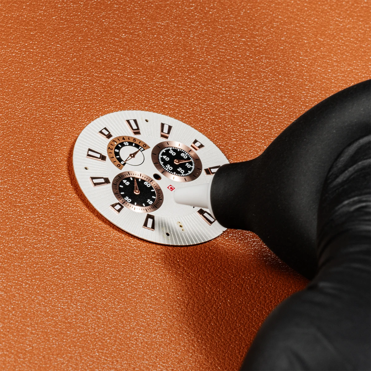 Watch Movement Cleaning Kit: Air Blower Pump & Rubber Putty Cleaner for Wristwatch Maintenance
