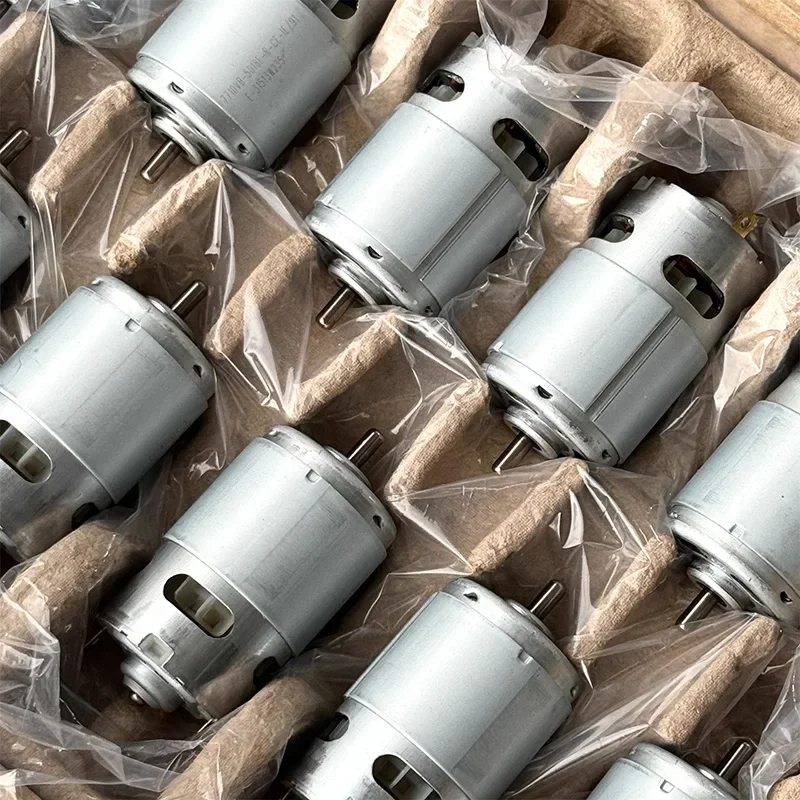 RS-775VC-5018 42MM 고속 전력 전기 모터 17500RPM DC 18V 24V 32V 36V 드릴 공구용 전면 볼 베어링 포함 775