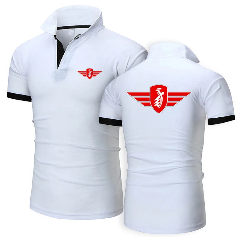 Cotton Short Sleeves Polo Shirts for Men Summer Fashion