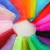 12pcs 45/60/70cm Chiffon Square Scarf Children's Dance Performance Small Scarf Candy Color Gift Scarf 4