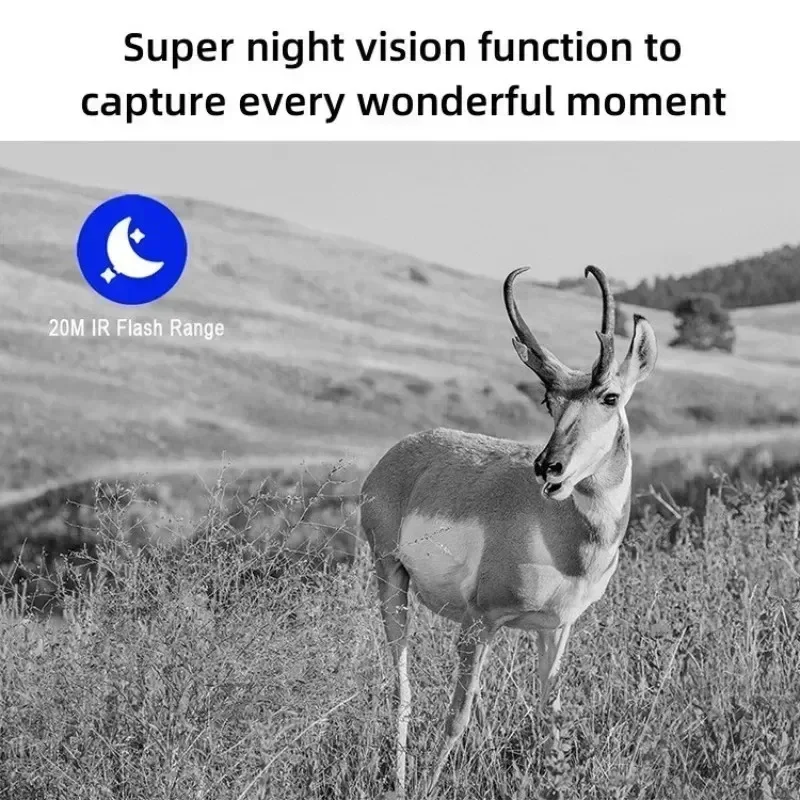 UCon App 4MP Outdoor Camping 4G Solar Cell Hunting And Hunting Camera Remote Viewing Video Wireless Camera Night Vision Device