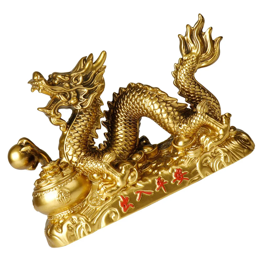 

Desk Dragon Statue Table Dragon Ornament Tea Pet Dragon Statue Chinese Dragon Modeling Decor