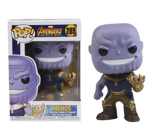 Funko Pop Movie Thanos 289 #78 # Padre Stann Leee 01 # Pvc Action Figures Modello Giocattolo Regalo Per Bambini