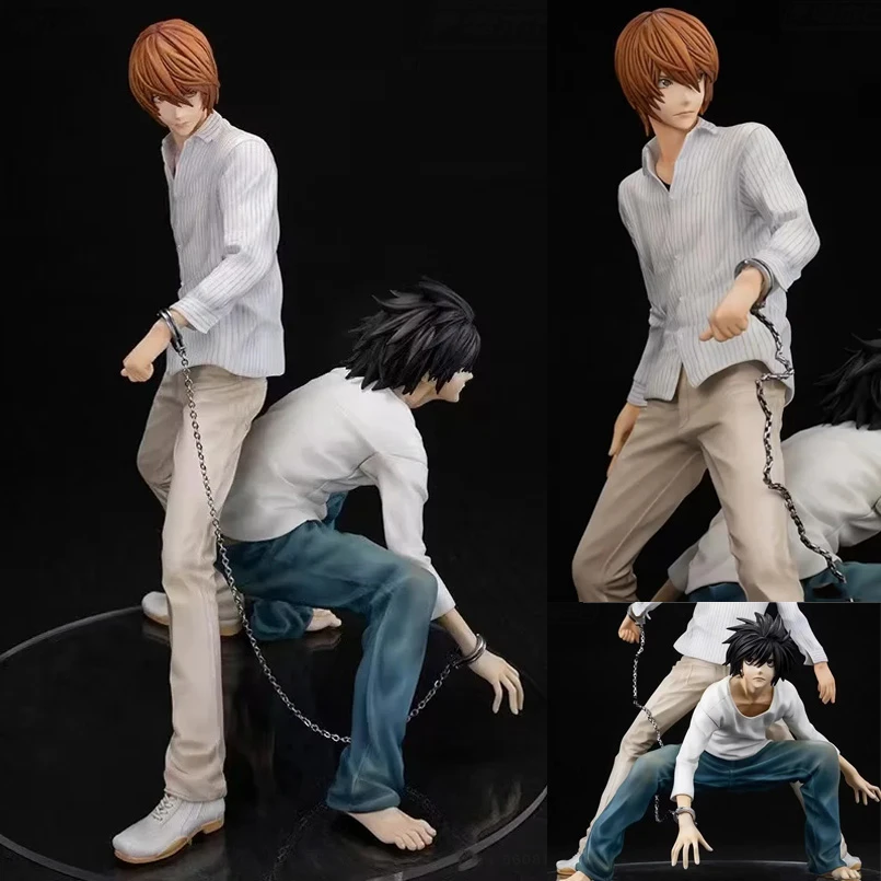 24cm Death Note Anime Figure Light Yagami L PVC Action Figure 1160